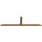 Ekena Millwork Portland Smooth Timber Gable Bracket, Western Red Cedar, 84"W x 24"H x 1 1/2"D x 3 1/2"F, 7/12 Pitch GBW084X24X0204POR00SWR - alternate 3